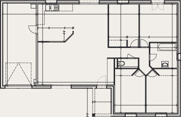 plan de maison en L - Créa Concept