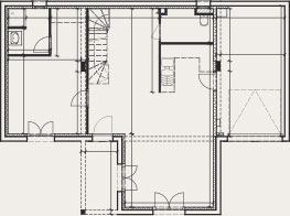 plan de maison en T - Créa Concept