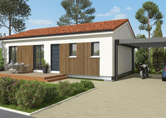maison modulaire m48 extension m design pmr 73 m 2 pans ardoise ral 7016 bardage claire voie exterieur 1 1